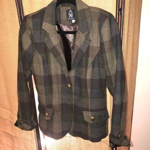 Miss Ashley Plaid Coat